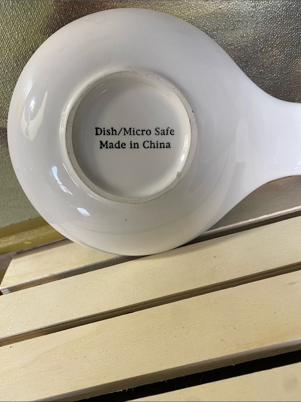 Floral Ceramic Spoon Rest - Picture 4 of 4